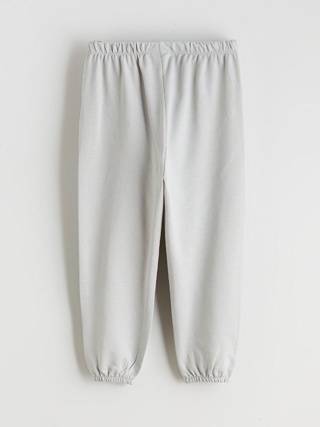 Gri Beli Lastikli Erkek Bebek Jogger Eşofman Altı-2