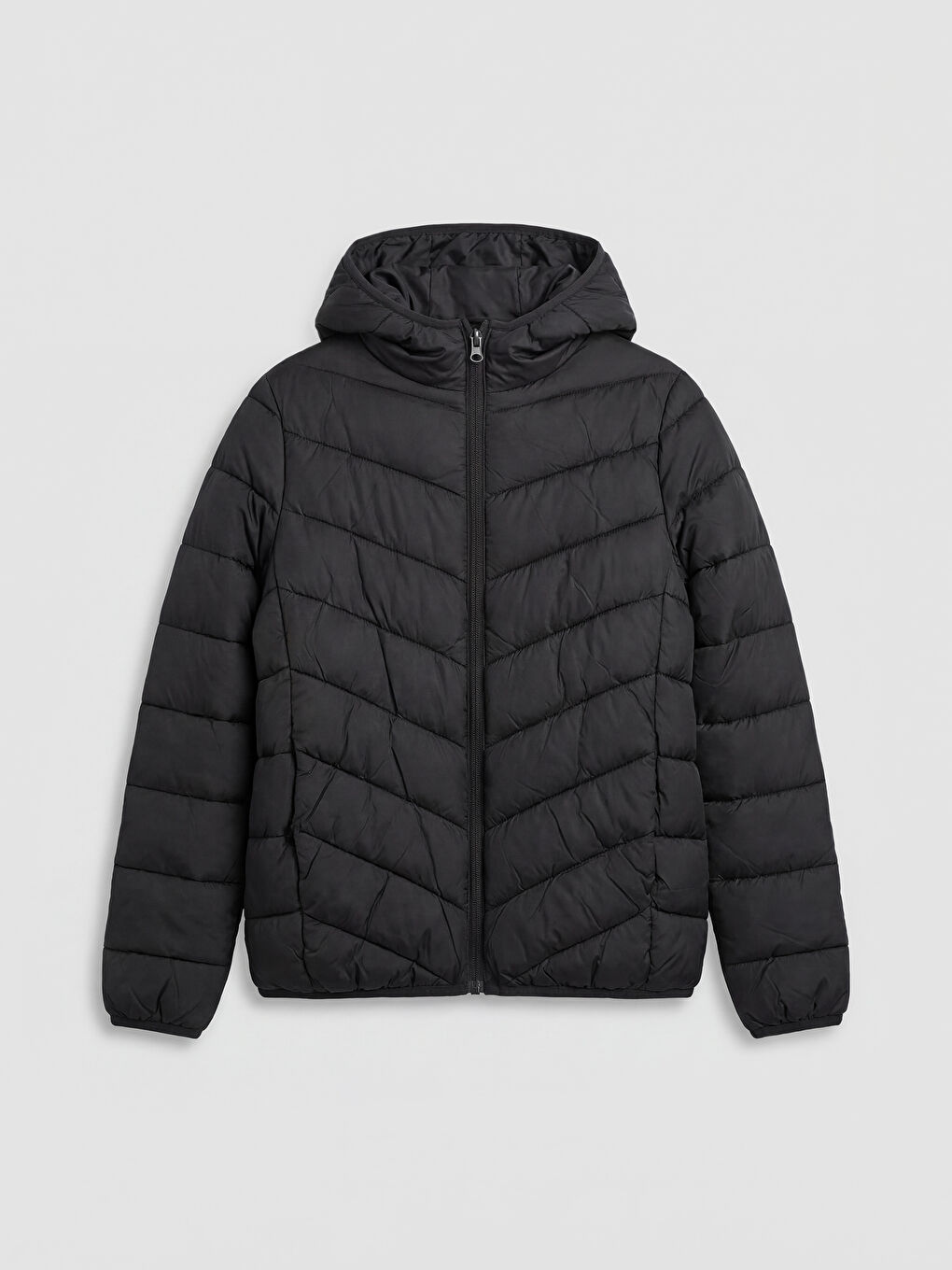 Αγόρι ΜΑΥΡΟ Φουσκωτό μπουφάν   
