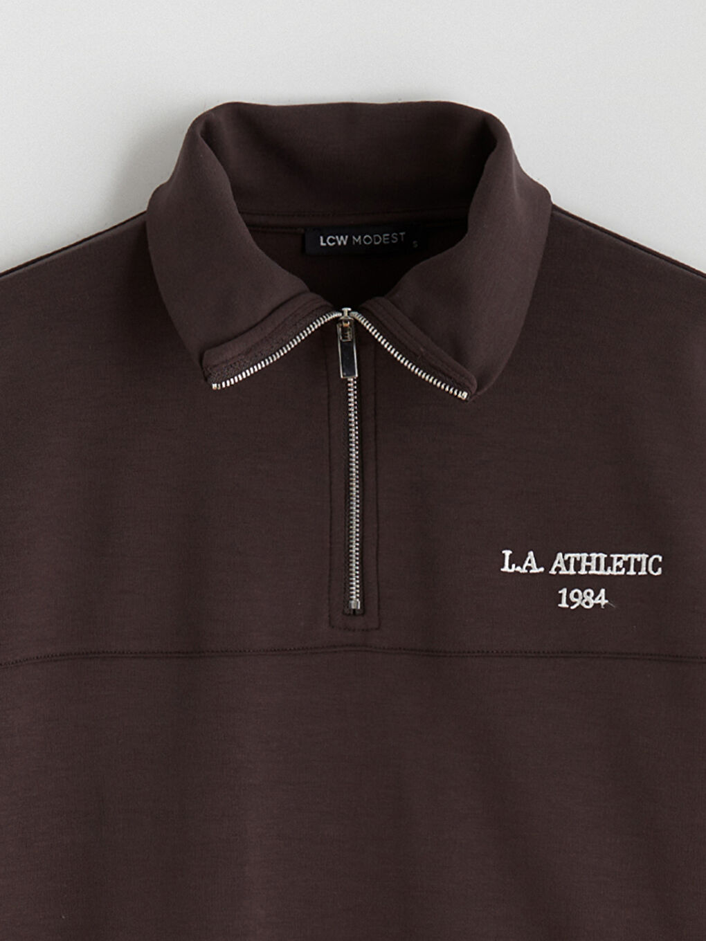 LA Athletic Embroidered Women's Thick Sweatshirt Tunic-5