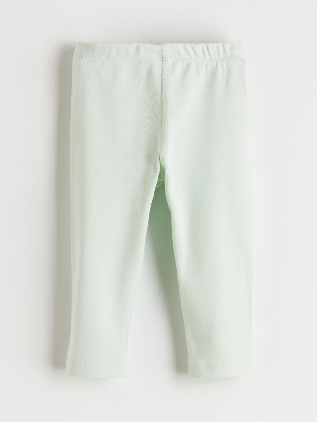 Yeşil Bisiklet Yaka Minnie Mouse Baskılı Kız Bebek Tişört ve Tayt-3