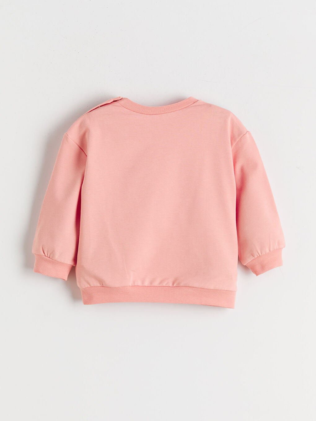 Mercan Minnie Mouse Baskılı Kız Bebek Sweatshirt ve Eşofman Alt-2