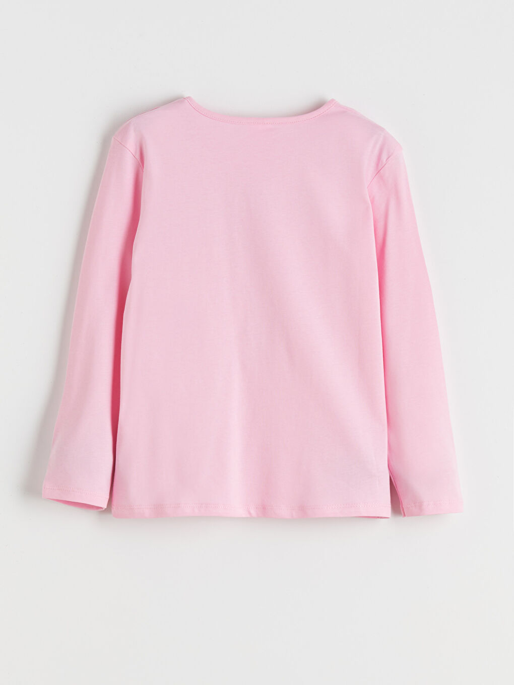 Pembe Bisiklet Yaka Los Angeles Baskılı Kız Çocuk Pijama Takımı-4