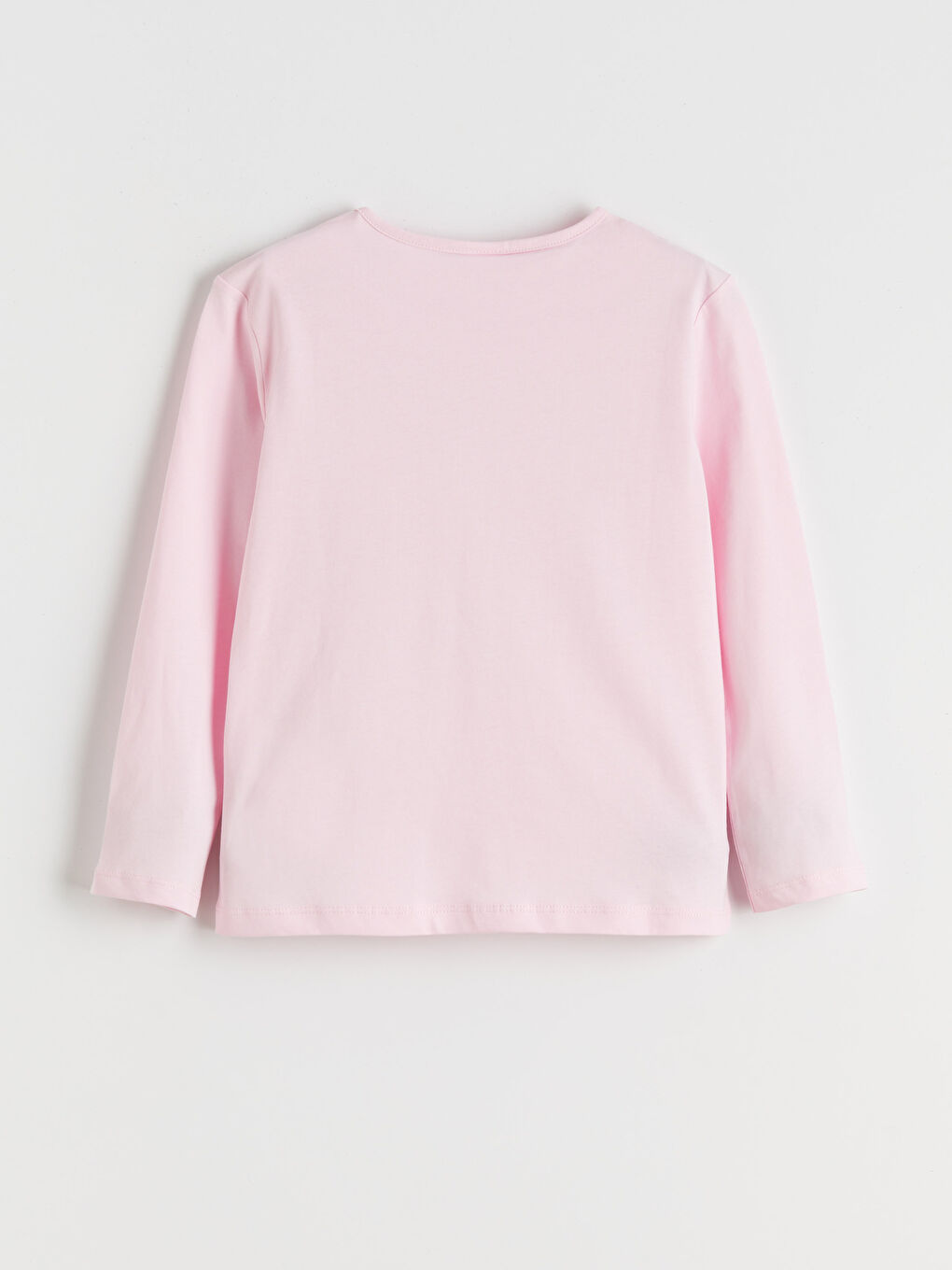 Pembe Bisiklet Yaka Kız Çocuk Pijama Takımı-4