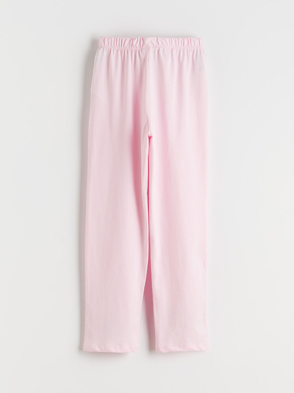 Pembe Bisiklet Yaka Kız Çocuk Pijama Takımı-6