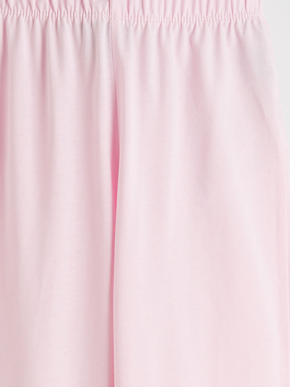 Pembe Bisiklet Yaka Kız Çocuk Pijama Takımı-8