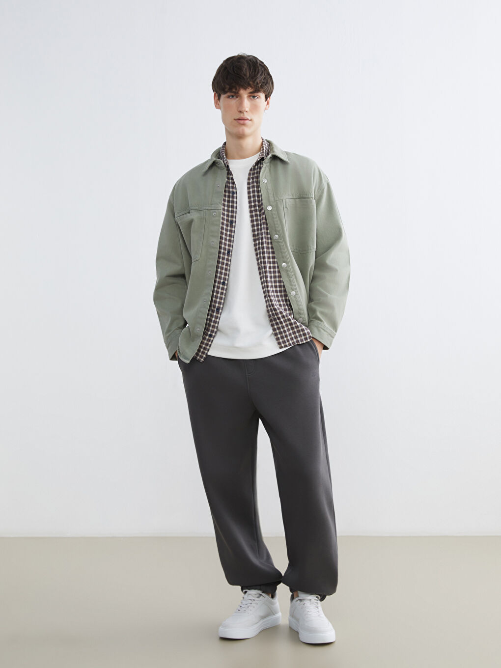 Men's Regular Fit Denim Shirt-1