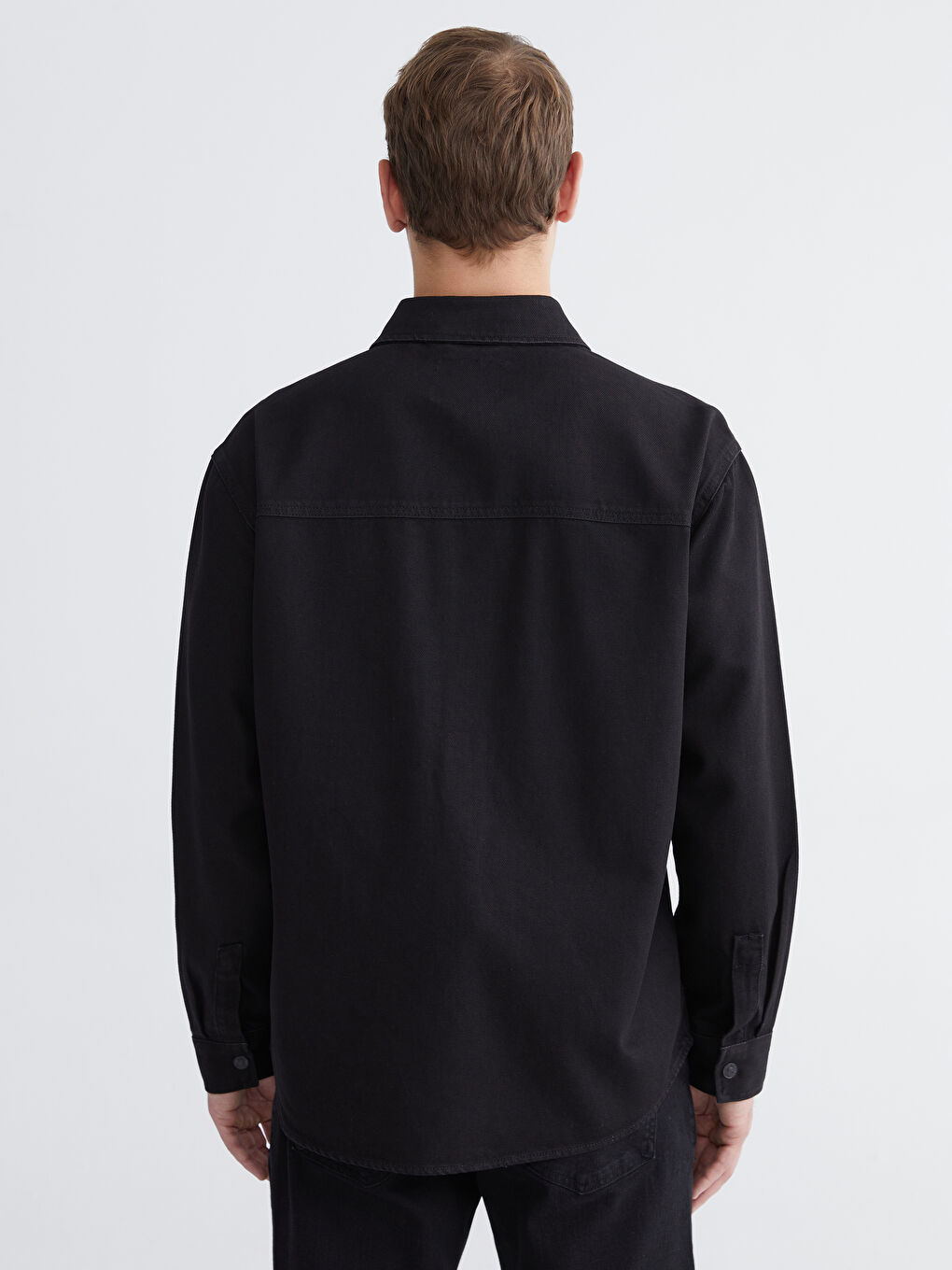 Man BLACK Denim Shirt-3