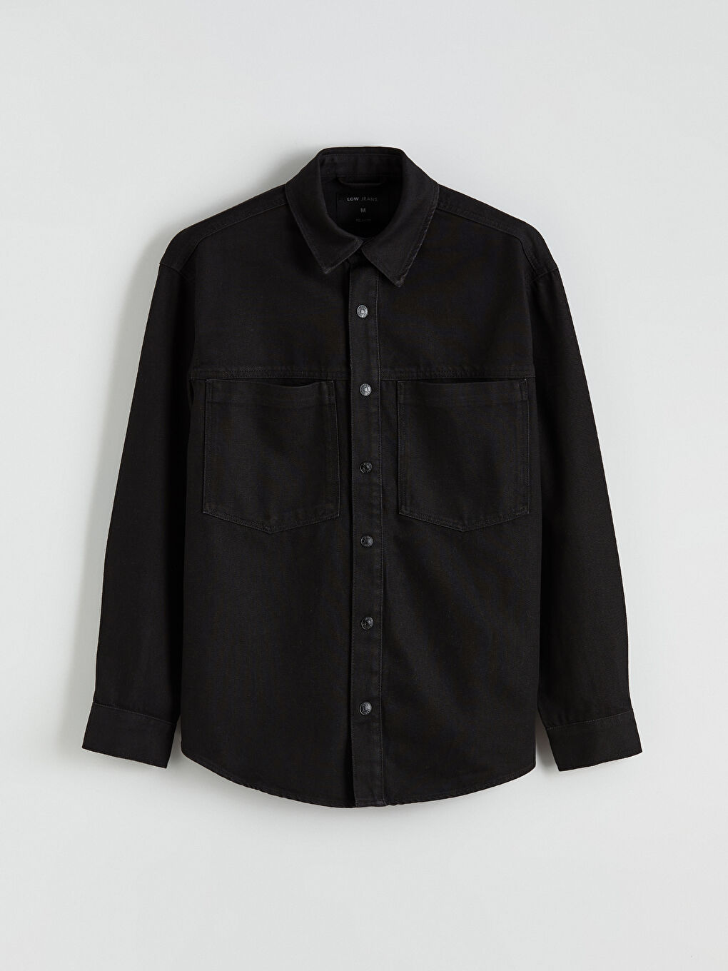 Man BLACK Denim Shirt-4
