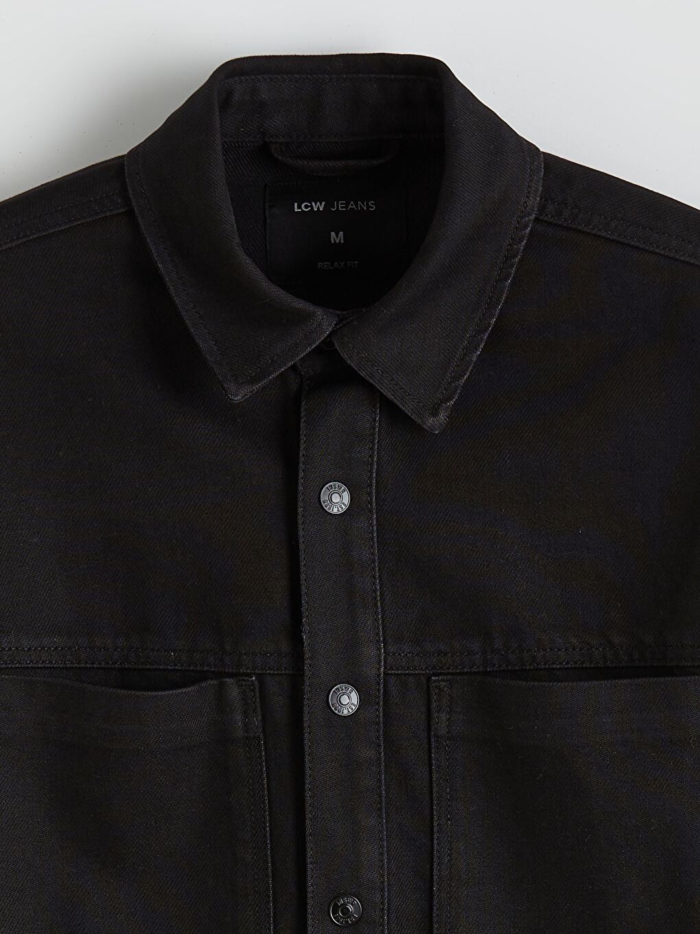 Man BLACK Denim Shirt-5