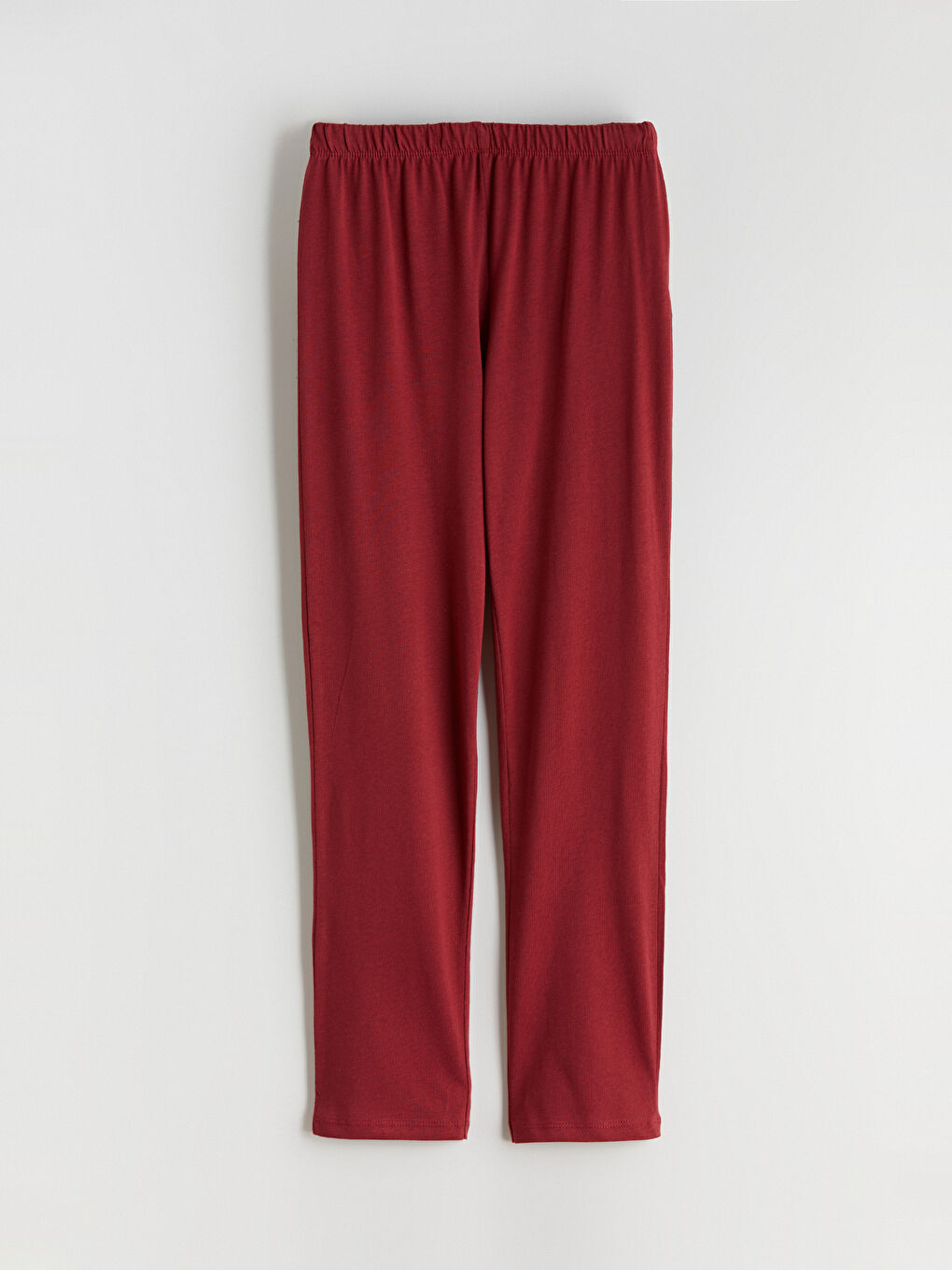 Gri Bisiklet Yaka Kız Çocuk Pijama Takımı-6