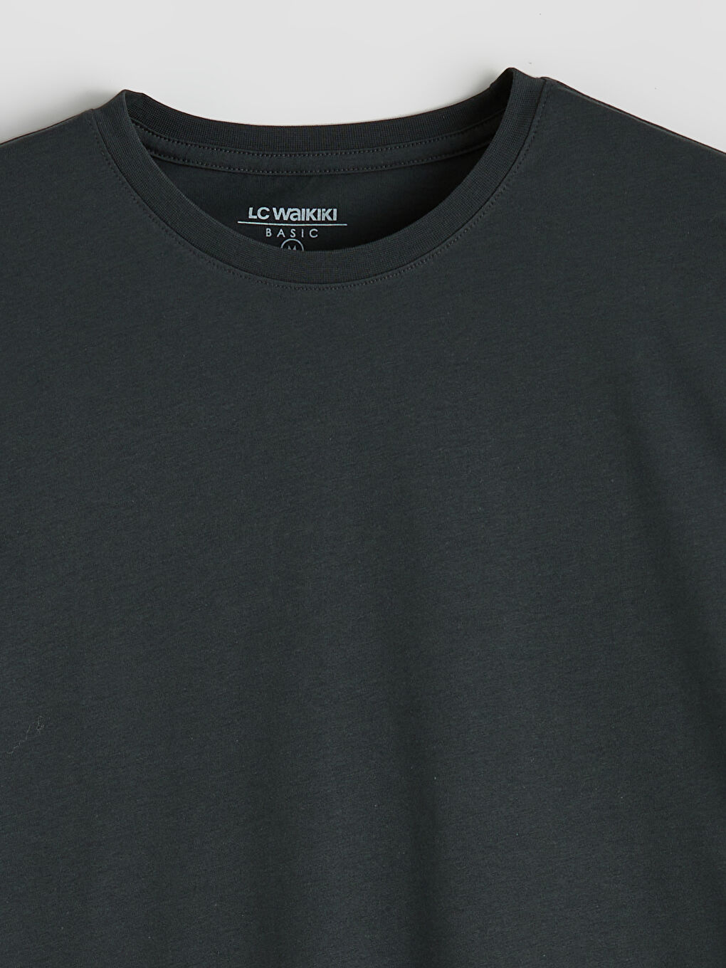 Haki Bisiklet Yaka Uzun Kollu Erkek Tişört-5