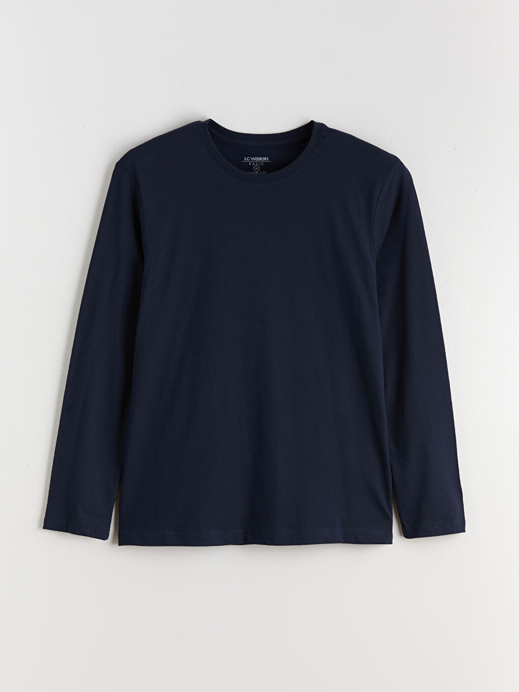 Crew Neck Long Sleeve Men's T-Shirt-4