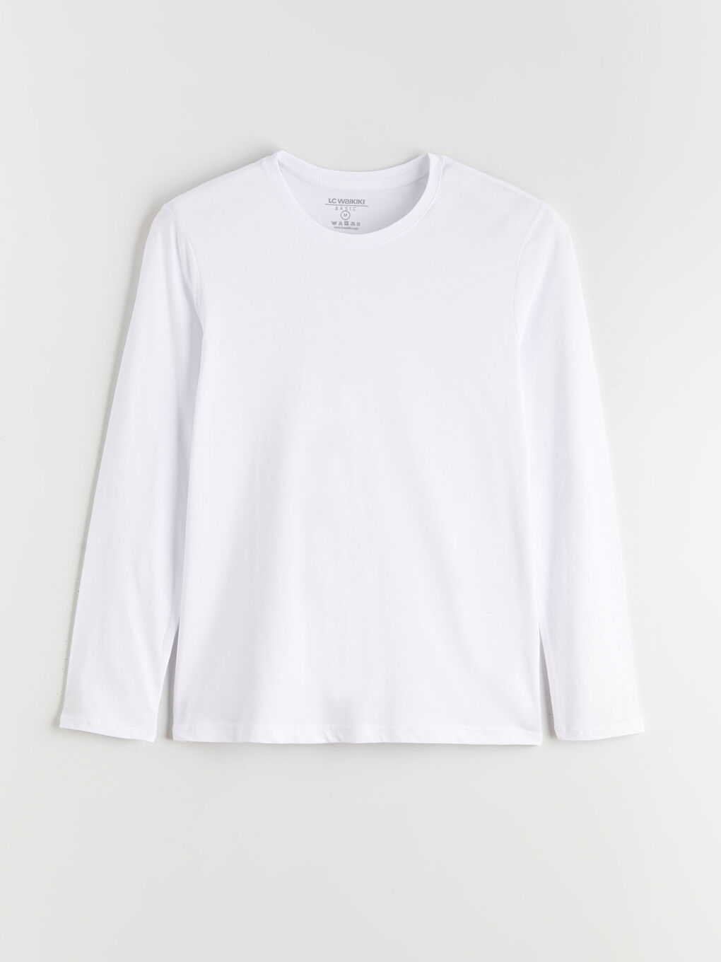 Crew Neck Long Sleeve Men's T-Shirt-4