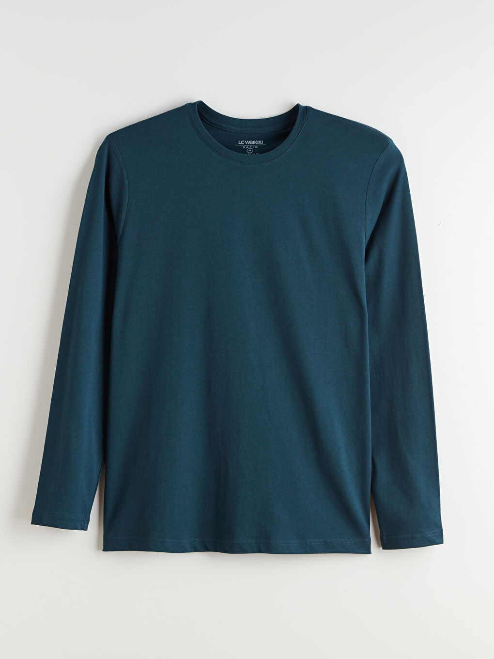 Crew Neck Long Sleeve Men's T-Shirt-4