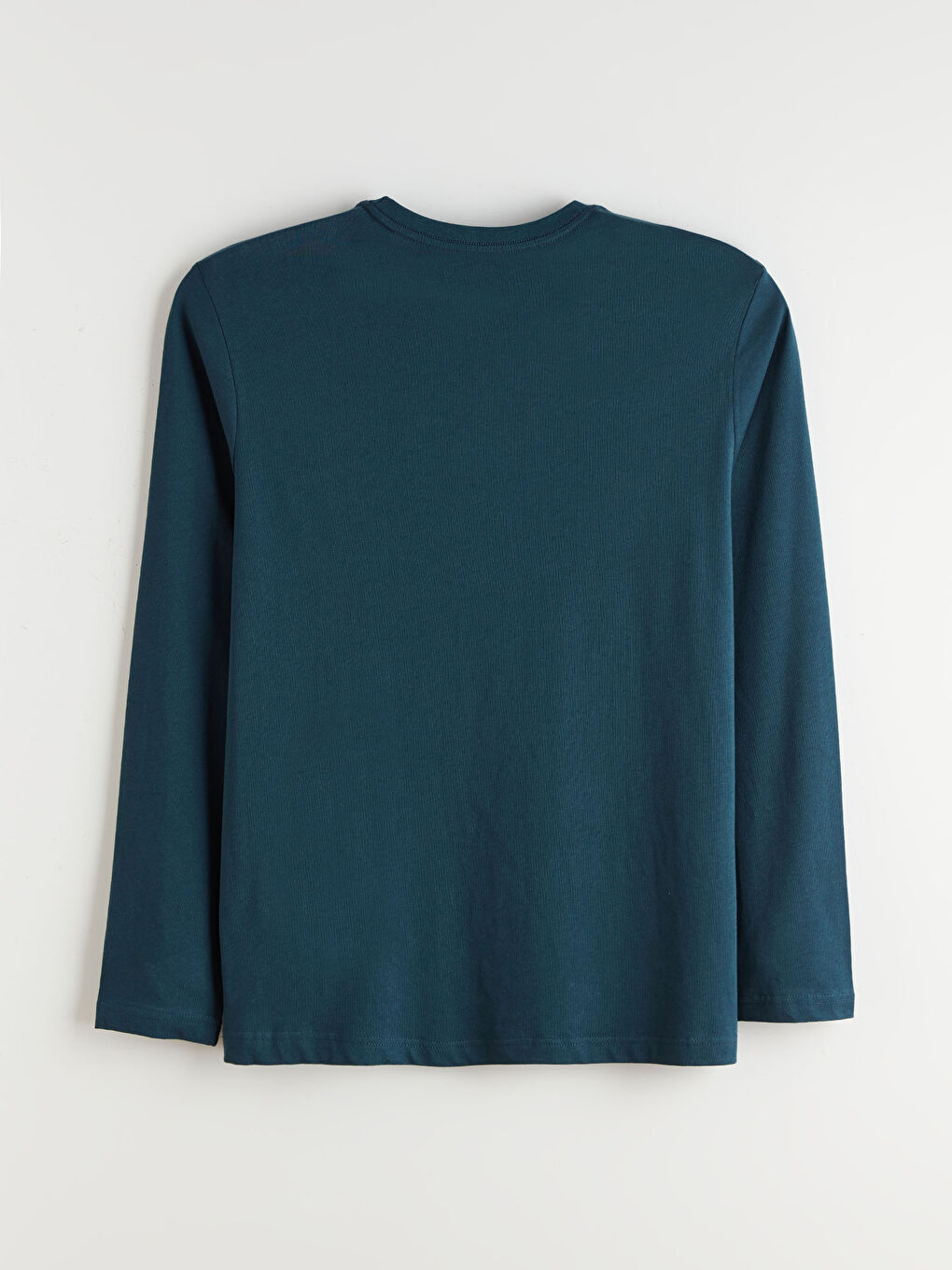 Crew Neck Long Sleeve Men's T-Shirt-5