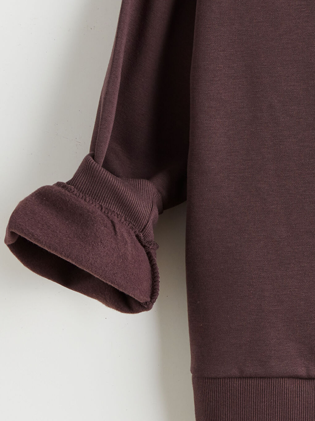 Қыздарға арналған принтті дөңгелек жағалы свитшот-3