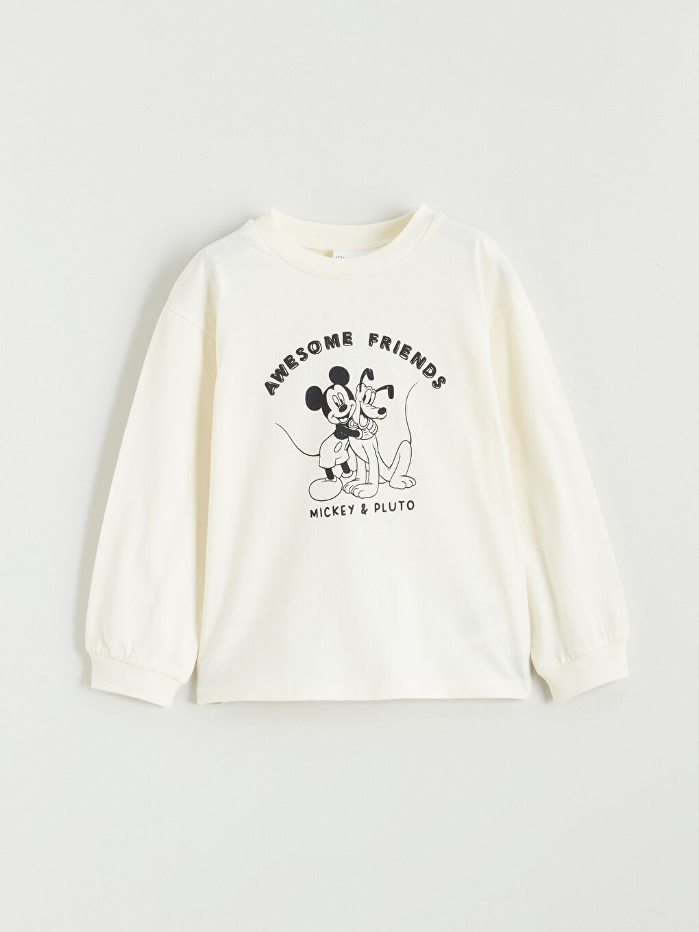 Mickey Mouse and Pluto Printed Baby Boys' T-Shirt