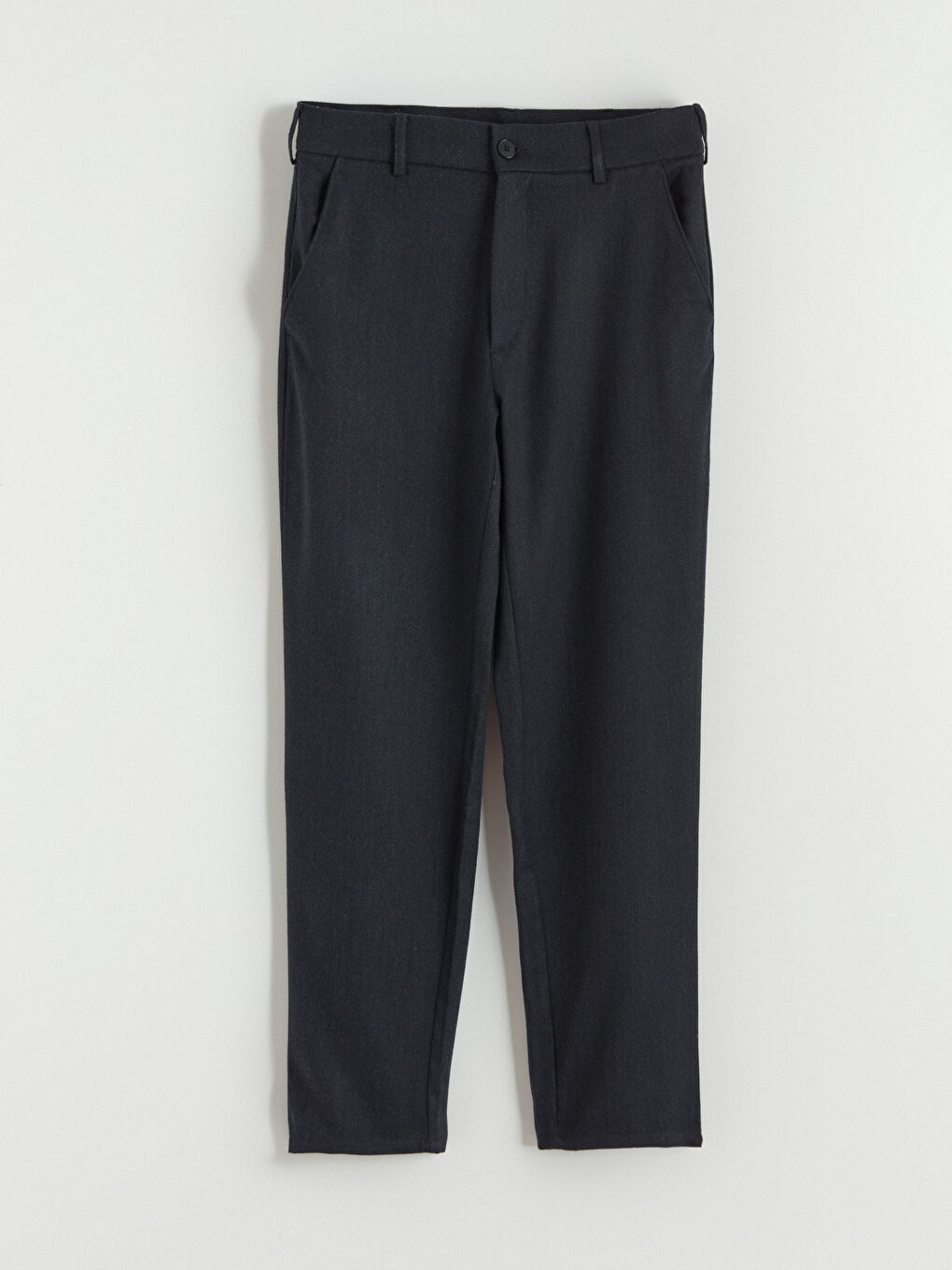 Lacivert Standart Kalıp Erkek Pantolon-4