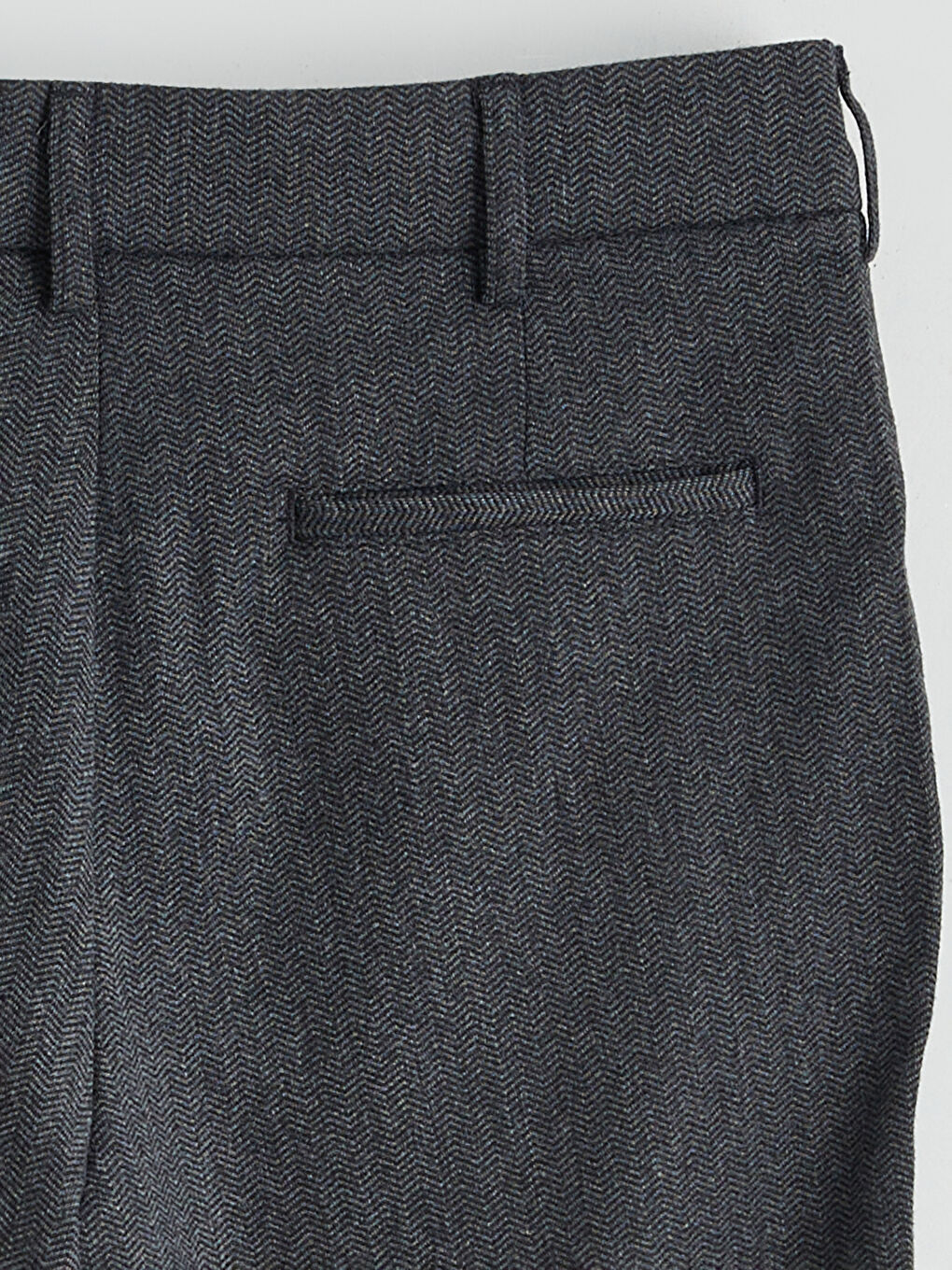Antrasit Standart Kalıp Erkek Pantolon-5