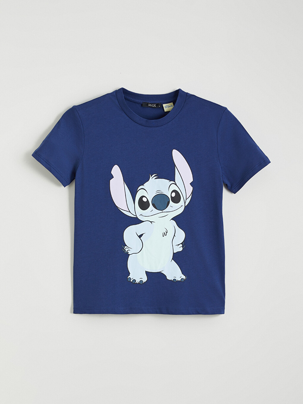 Crew Neck Stitch Printed Women's T-shirt-4