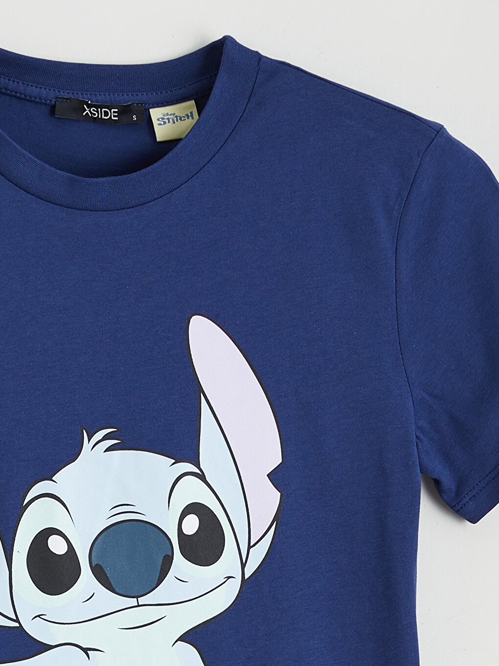 Crew Neck Stitch Printed Women's T-shirt-5