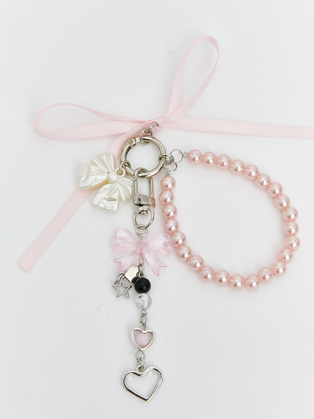 Fiyonk Figürlü Kadın Anahtarlık-1