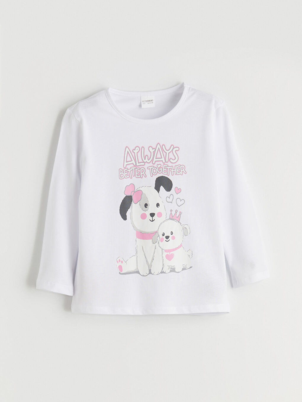 Komplet pidžama za devojčice, sa okruglim izrezom-1