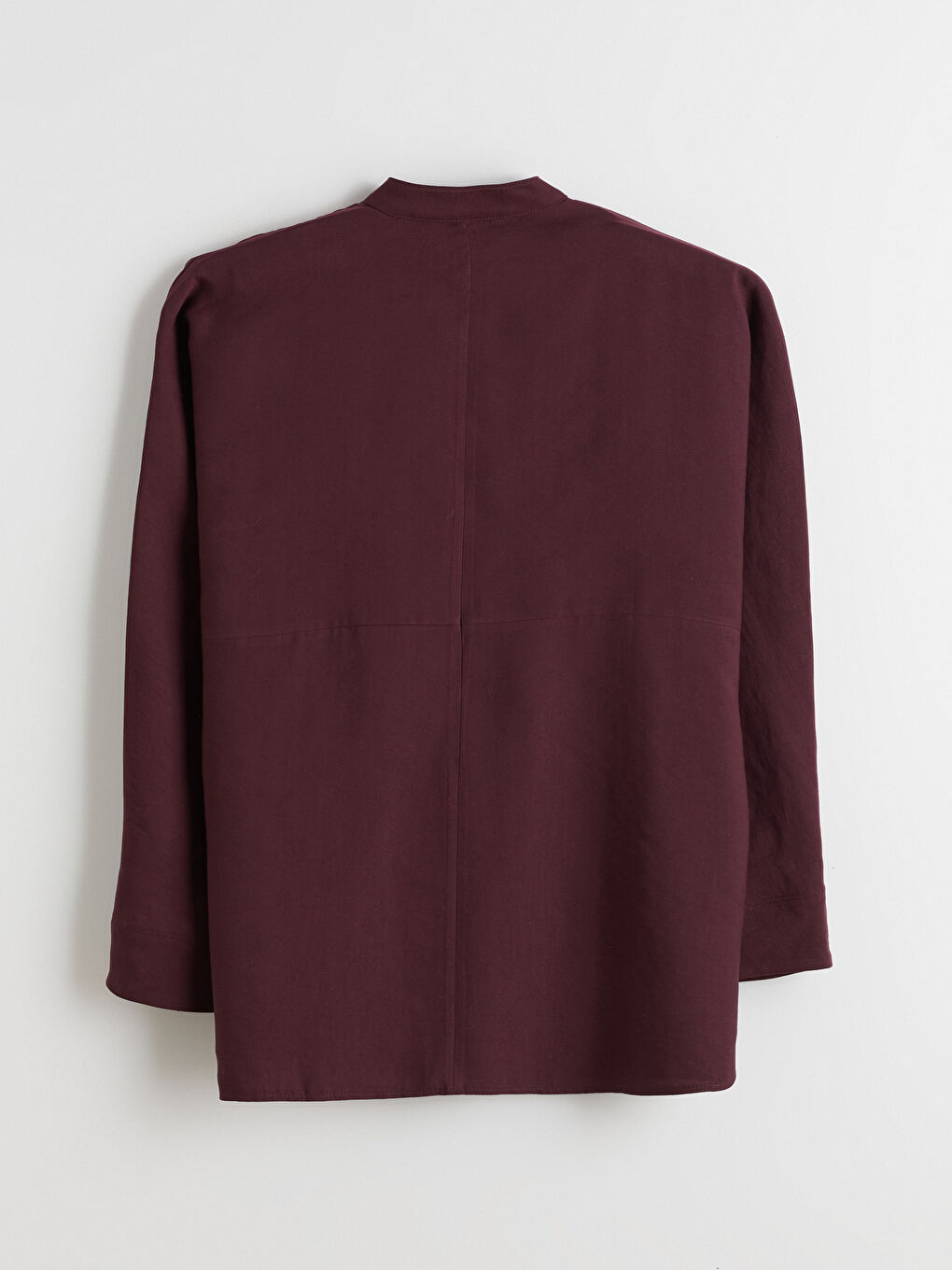 Mürdüm Oversize Kadın Gömlek Tunik-5