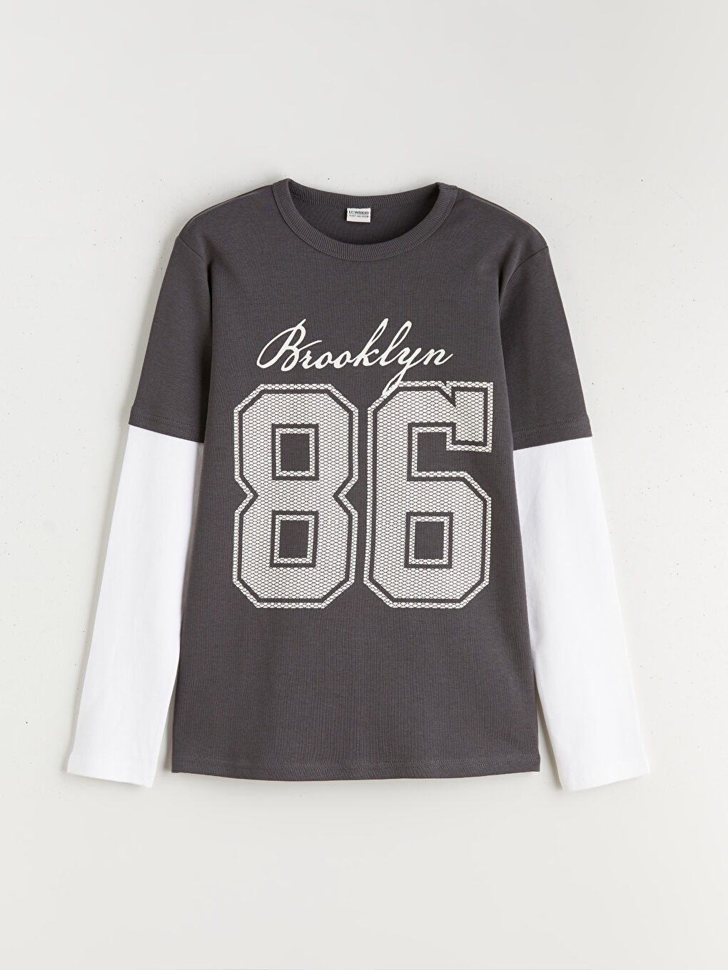 Crew Neck Printed Boys' T-Shirt