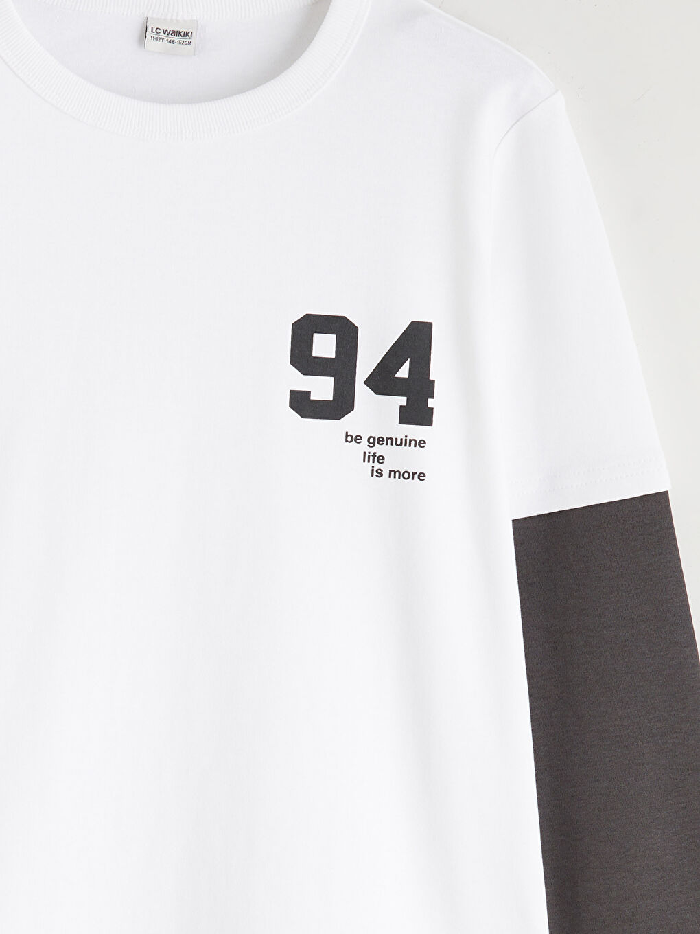 Crew Neck Printed Boys' T-Shirt-3