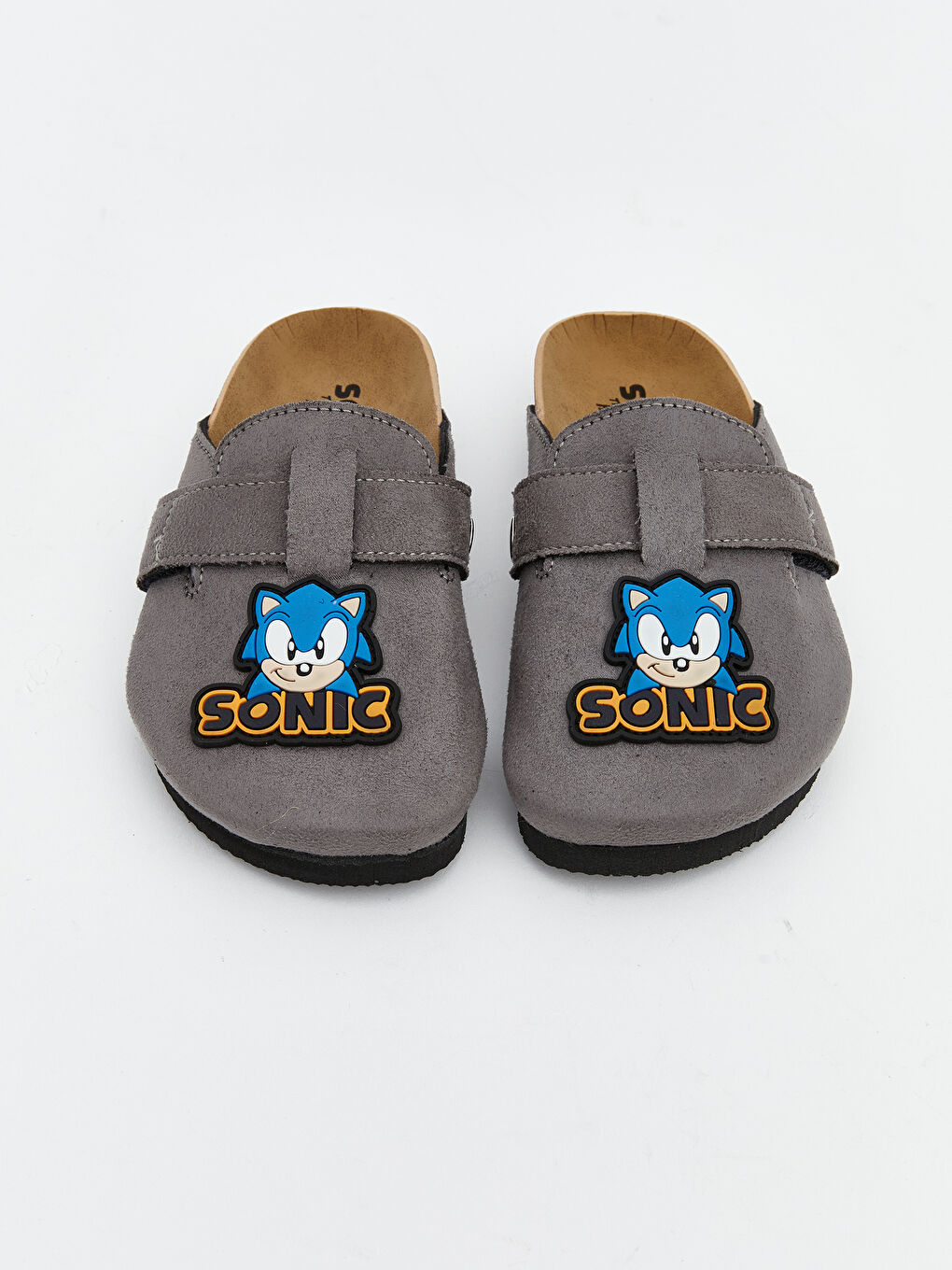 Gri Sonic Baskılı Erkek Çocuk Terlik-2