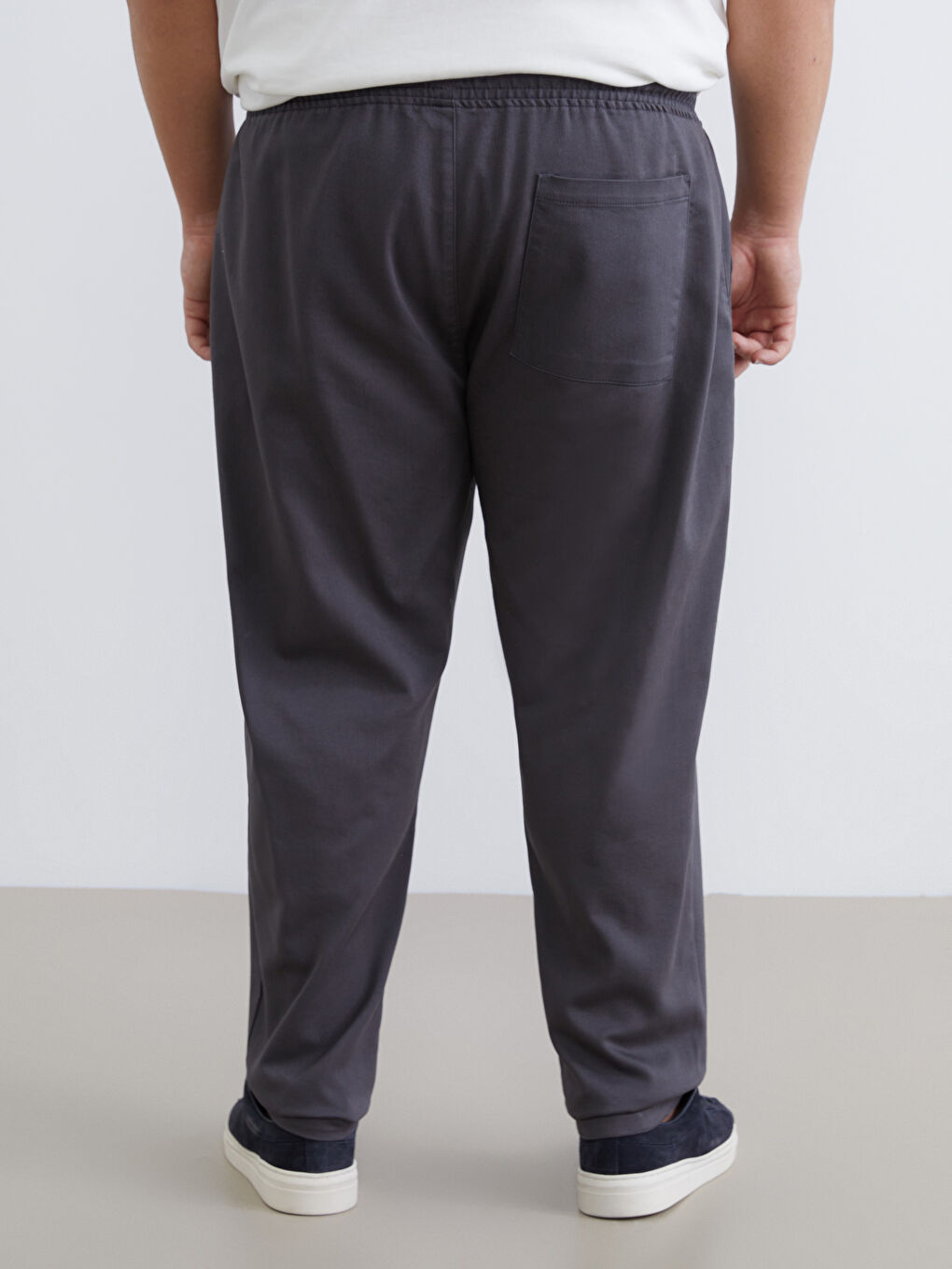 Antrasit Slim Fit Armürlü Erkek Pantolon-7