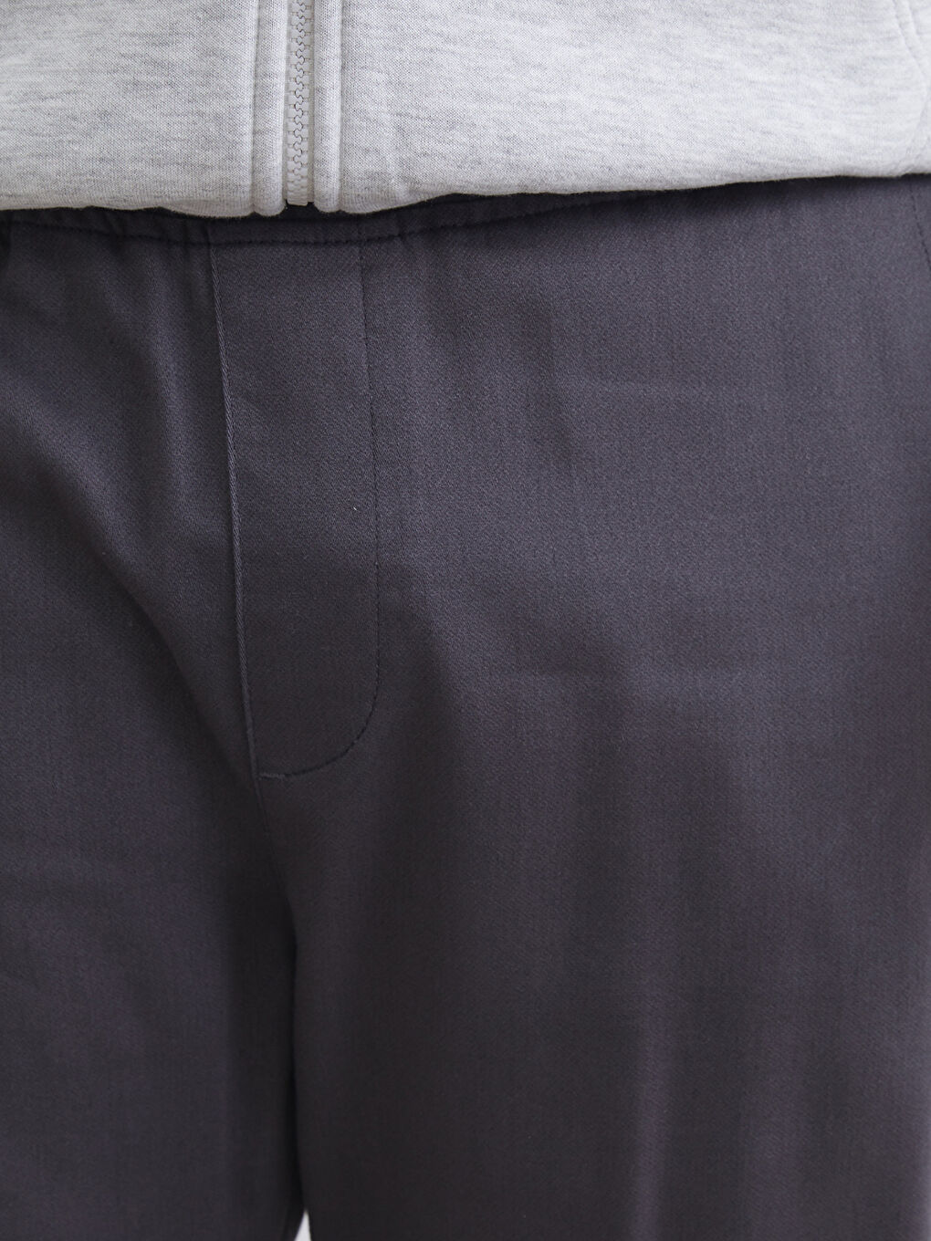 Antrasit Slim Fit Armürlü Erkek Pantolon-4
