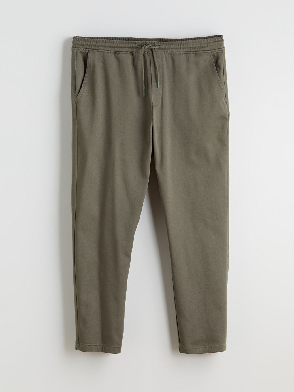 Haki Slim Fit Armürlü Erkek Pantolon-4