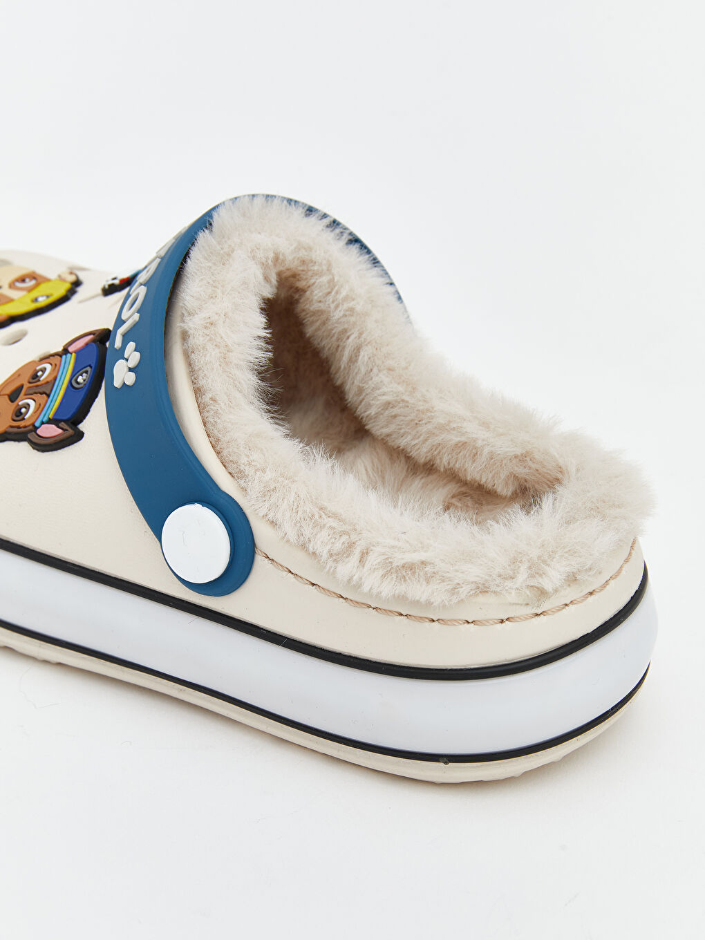 Bej Paw Patrol Baskılı Erkek Bebek Ev Terliği-5