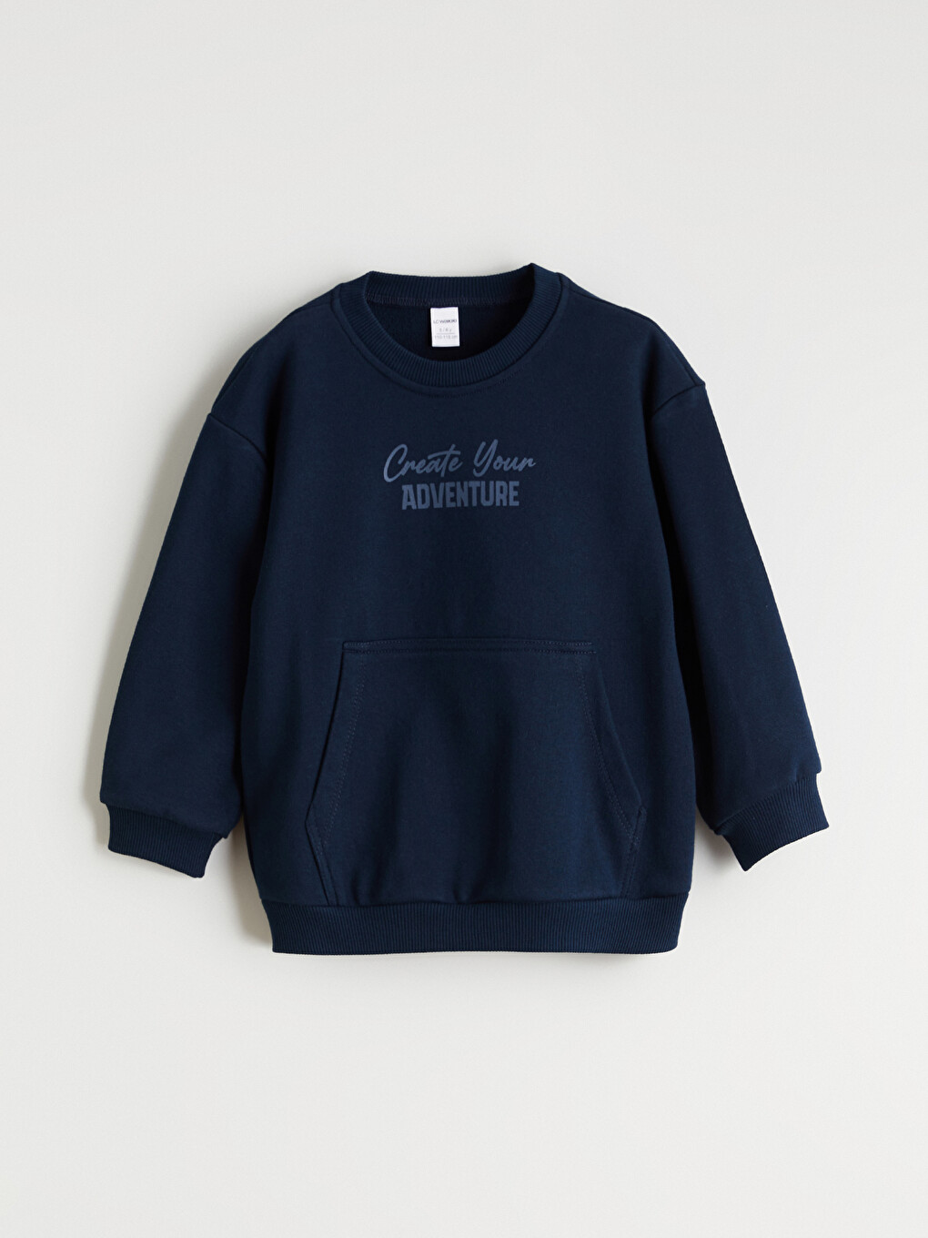 Lacivert Baskılı Erkek Çocuk Sweatshirt