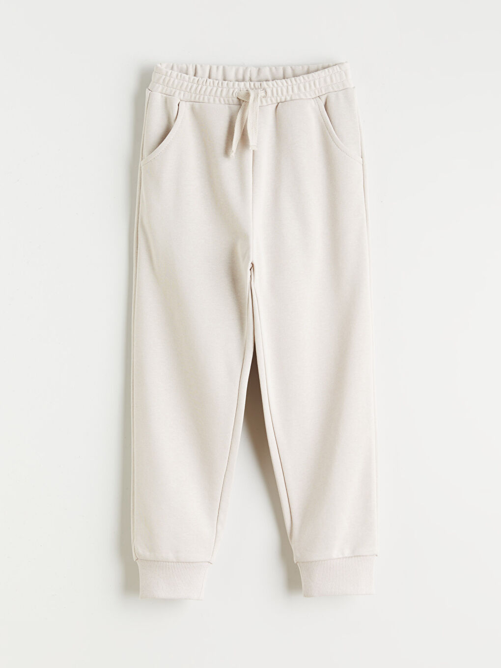 Gri Beli Lastikli Erkek Çocuk Jogger Eşofman Altı