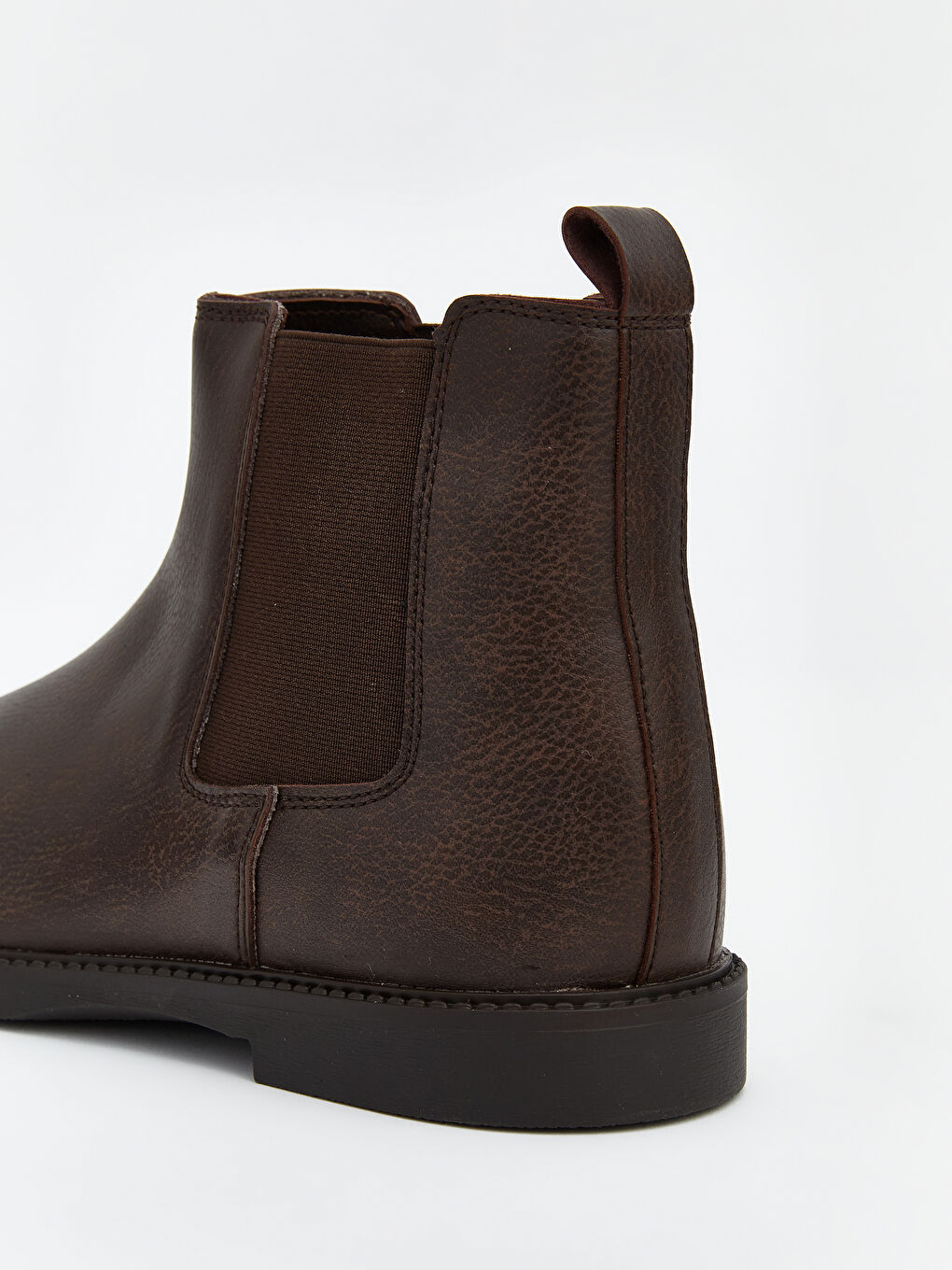 Kahverengi Deri Görünümlü Erkek Bot-4