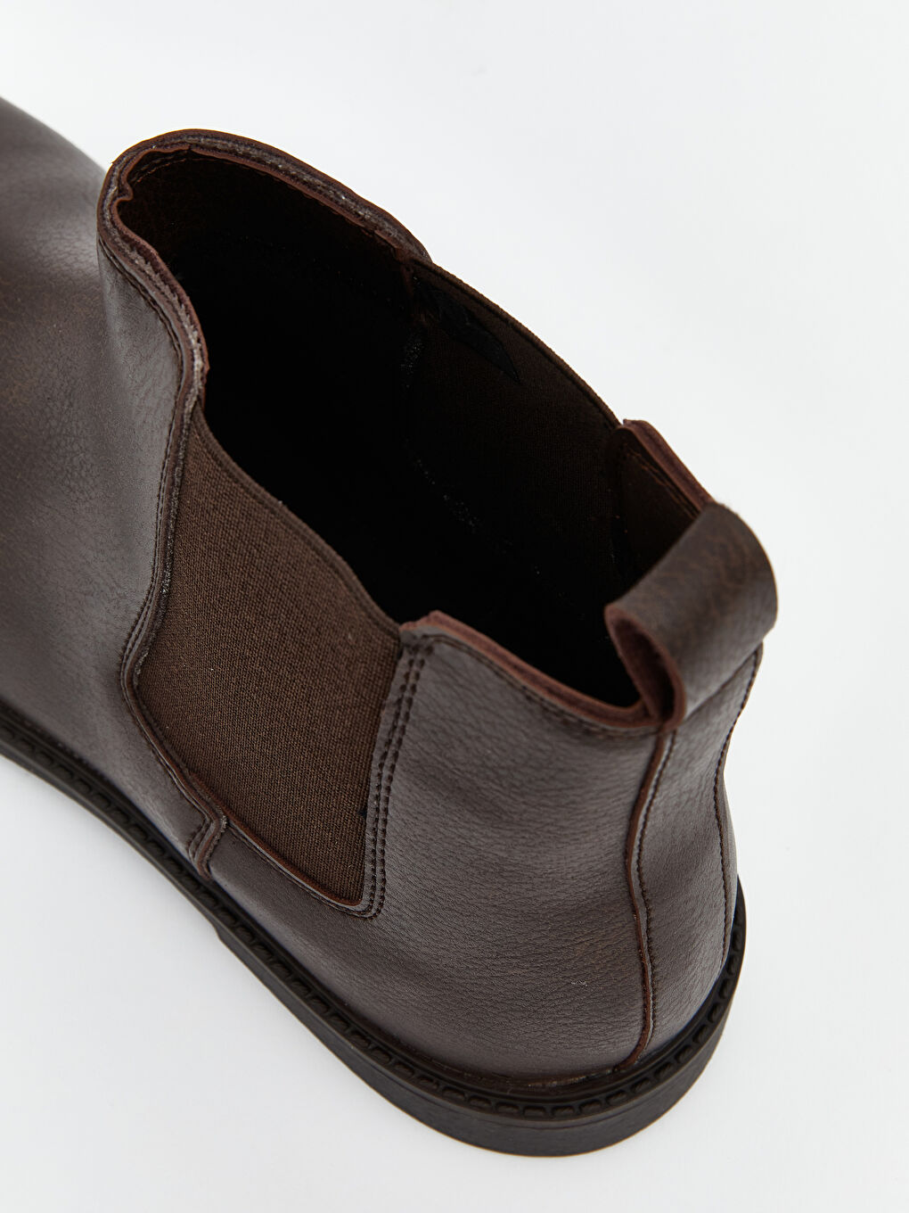 Kahverengi Deri Görünümlü Erkek Bot-5