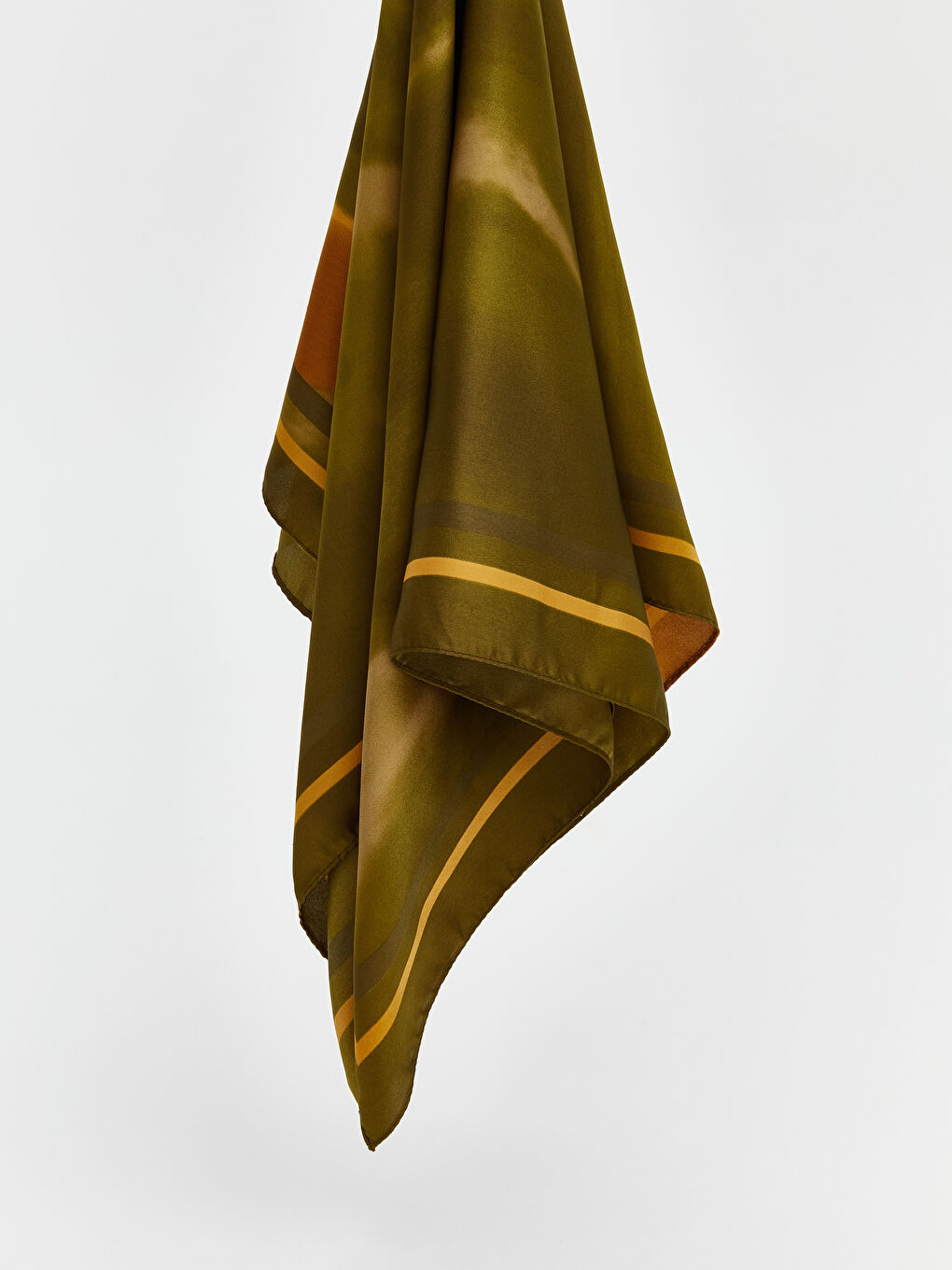 Yeşil Desenli Kadın Fular-1