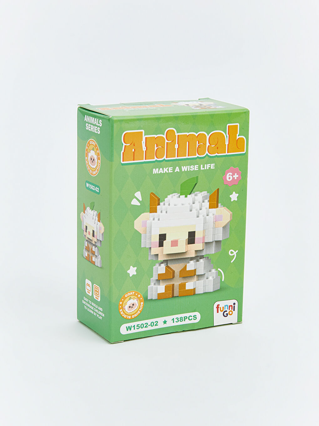 Hayvan Figürlü 138 Parça Puzzle Oyuncak