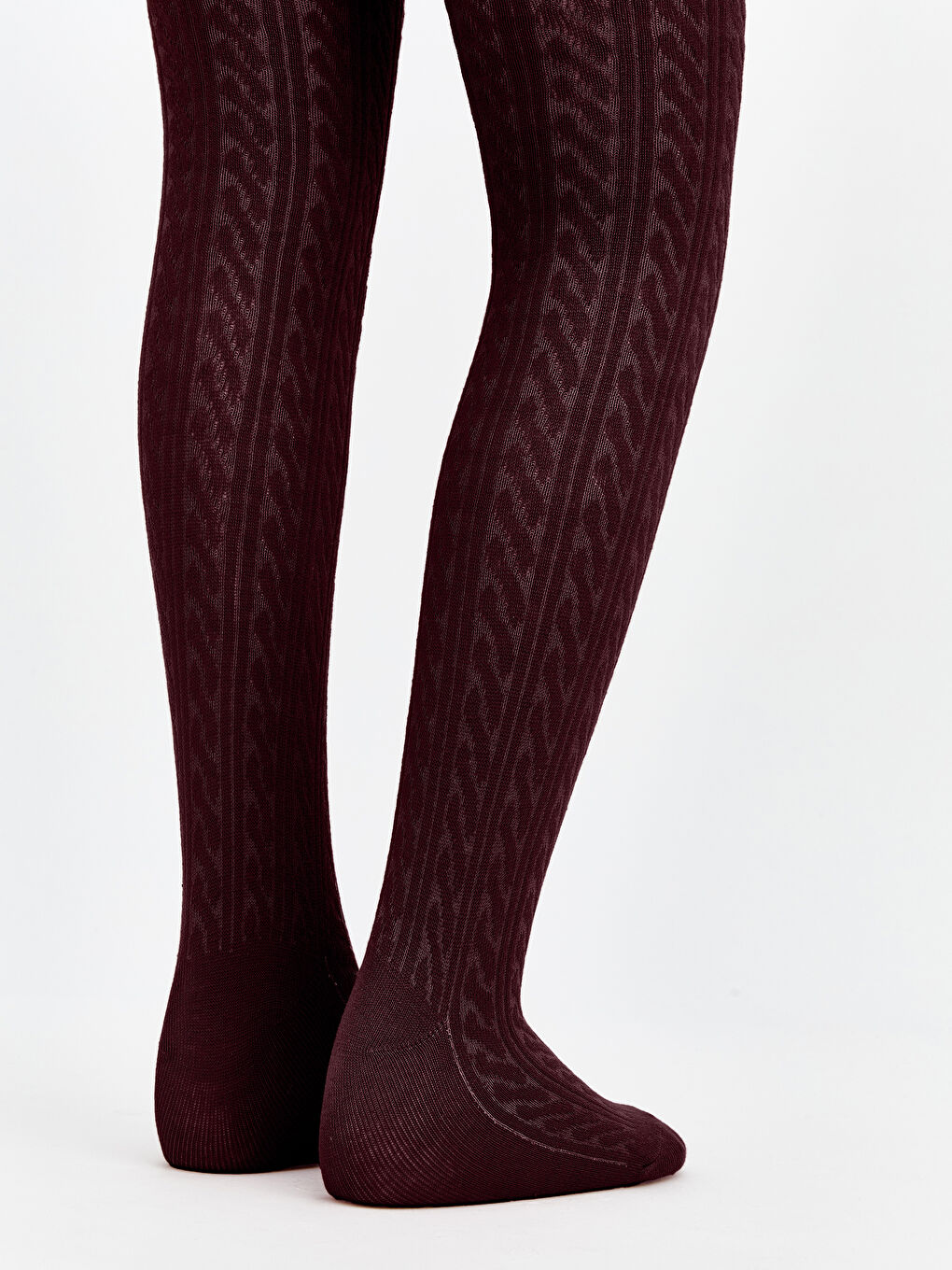 Pembe Desenli Kız Çocuk Külotlu Çorap 2'li-4