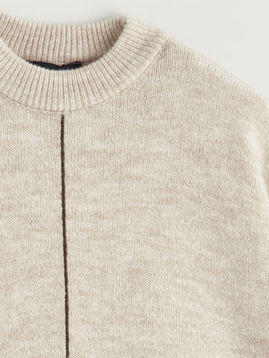 Crew Neck Oversize Women's Knitwear Sweater-5