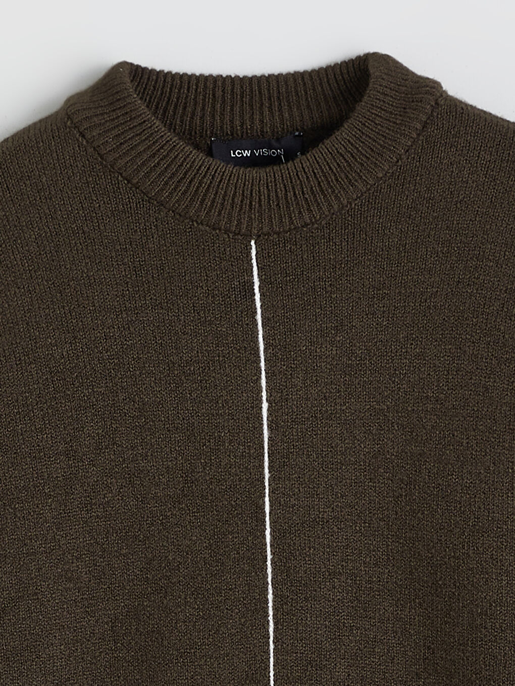 Crew Neck Oversize Women's Knitwear Sweater-5