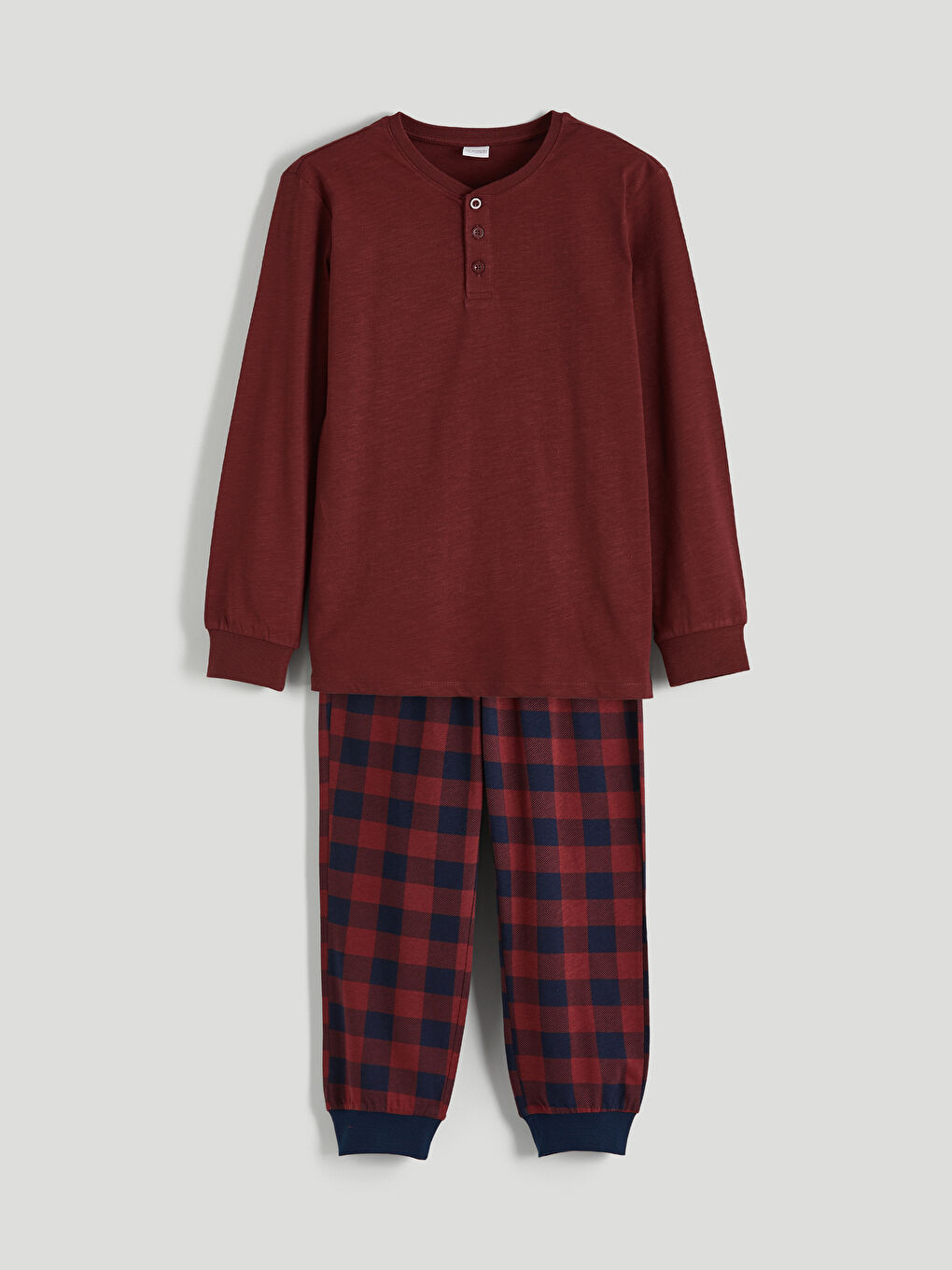 Crew Neck Boys' Pyjama Set