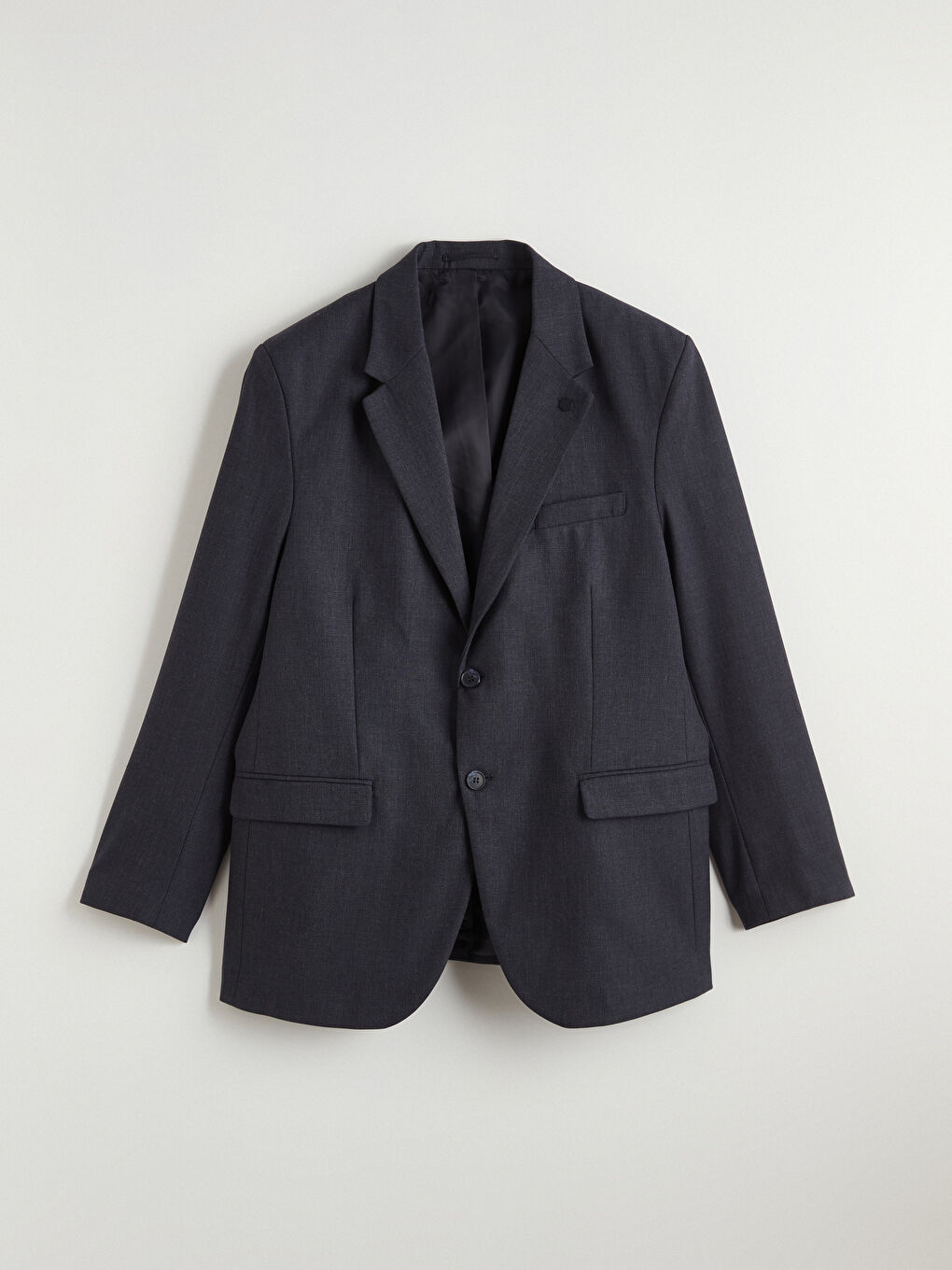 Lacivert Regular Fit Klasik Yaka Erkek Blazer Ceket