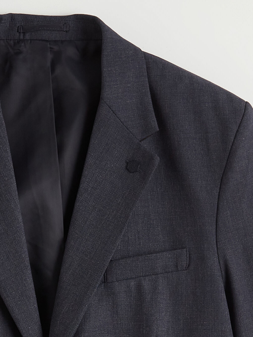 Lacivert Regular Fit Klasik Yaka Erkek Blazer Ceket-2