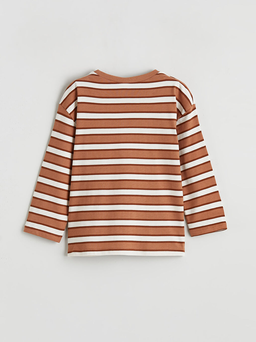 Crew Neck Striped Girls' T-Shirt-1
