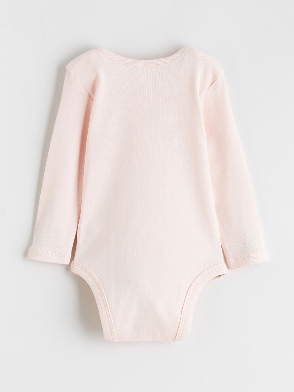 Pembe Bisiklet Yaka Kız Bebek Çıtçıtlı Body 2'li-2