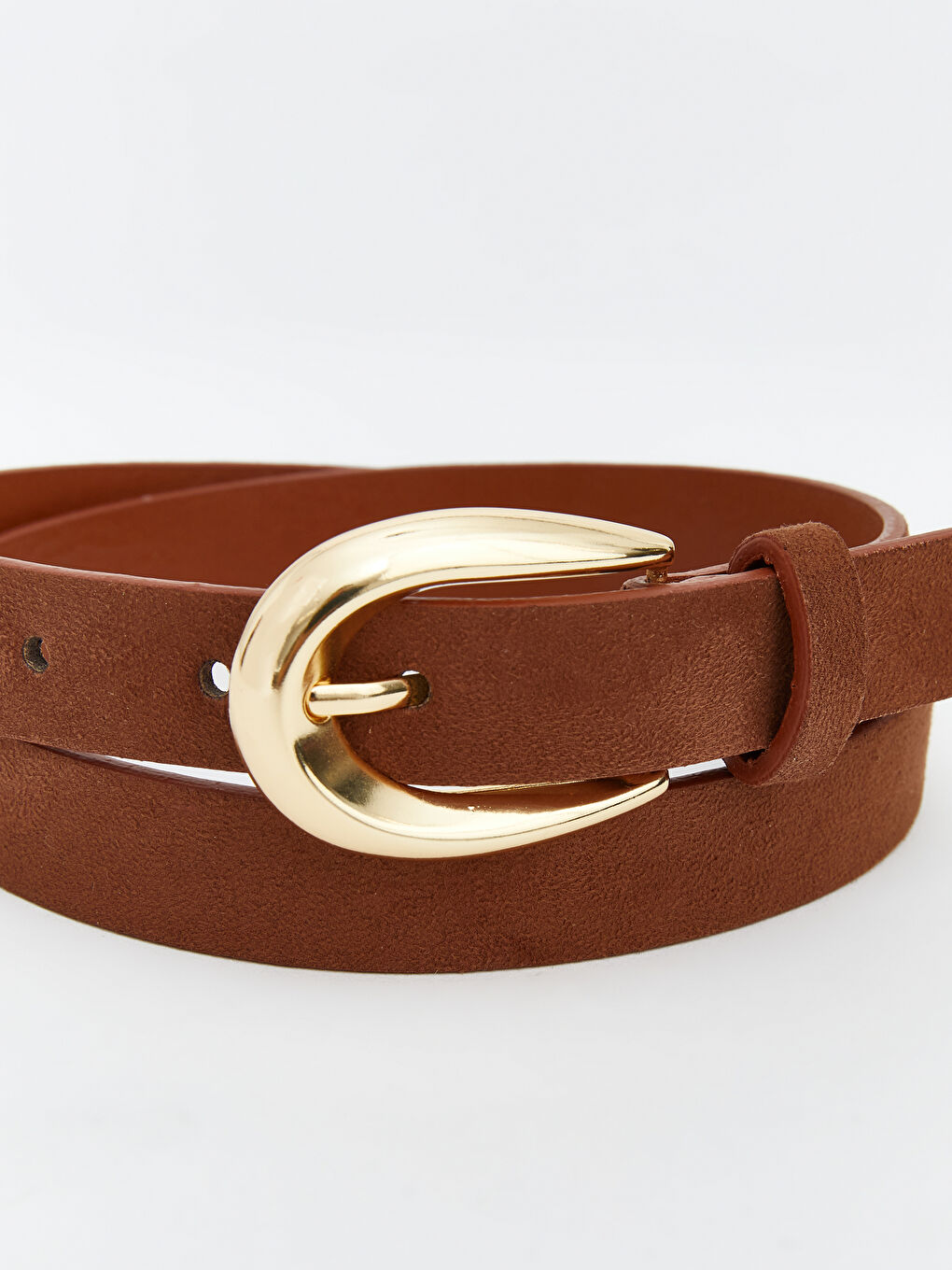 Ремень из искусственной замши для женщин-3